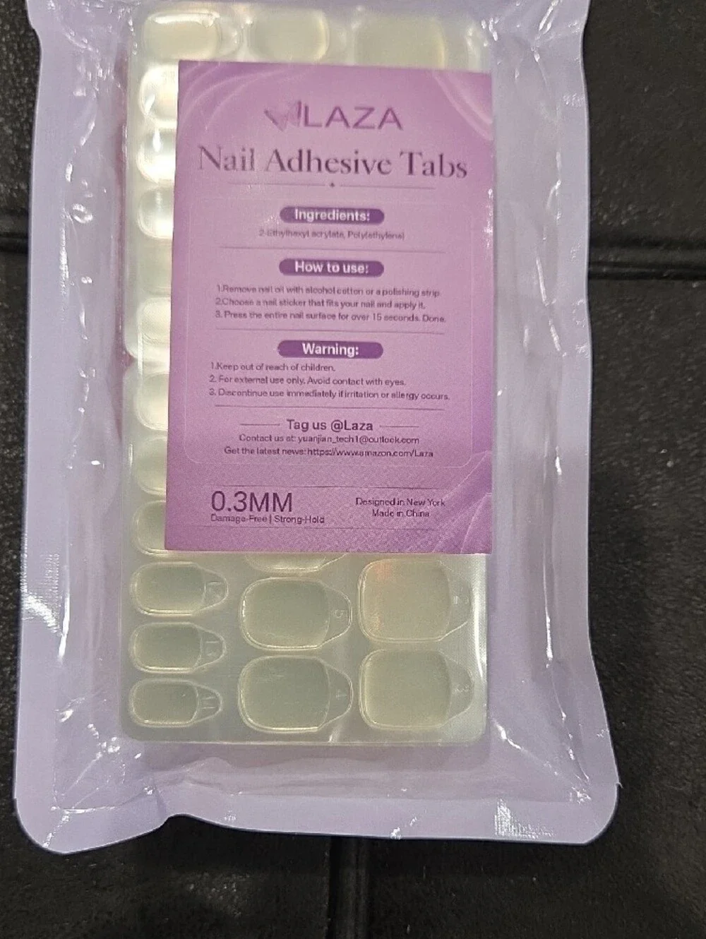960pcs Nail Adhesive Tabs 0.3mm Super Sticky Nail Glue Stickers